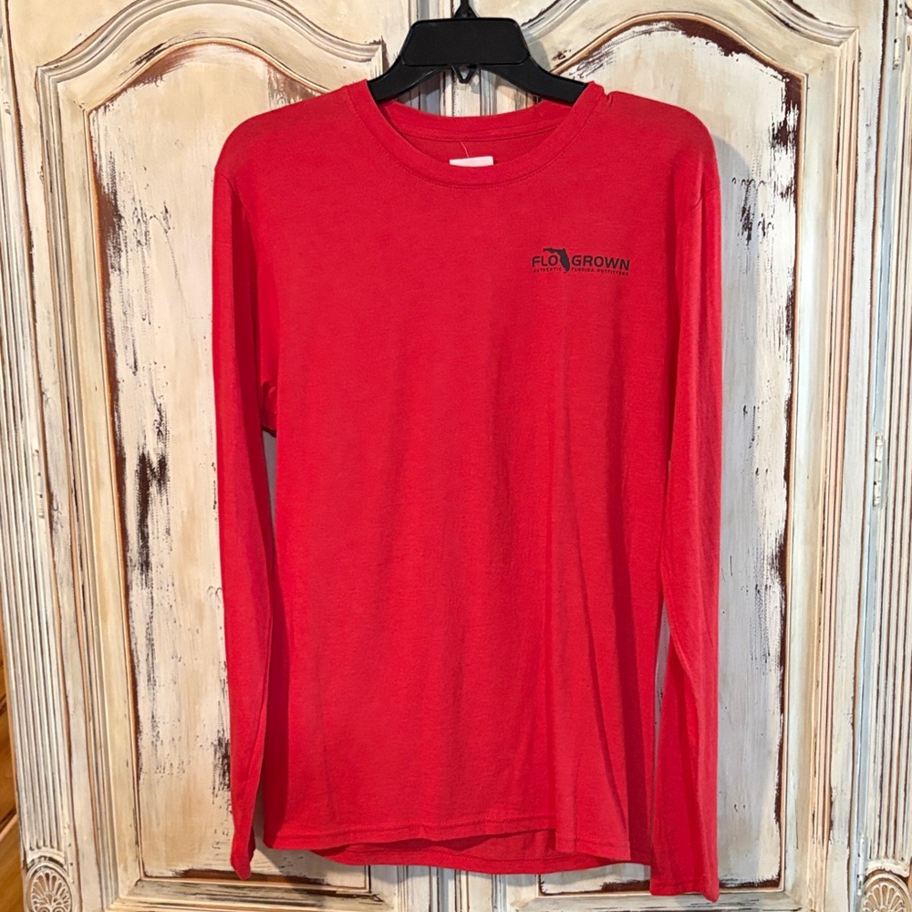 NWT!! FloGrown Red Long Sleeve Shirt